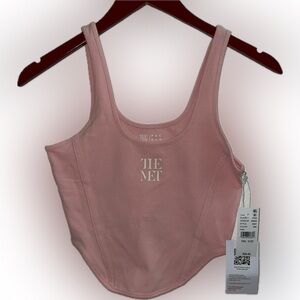 The Met x PacSun Logo Corset Tank Top